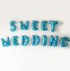 Decoração de Festa de 16 polegadas Balão com Letras em Inglês Feliz Aniversário Conjunto Decoração de Casamento Balão de Filme de Alumínio Conjunto