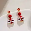 Aretes de Caballo Rojo para Mujeres en su Año Zodiacal, Aretes de Danza del León, Nuevo Estilo Chino, Modernos, Sencillos, Versátiles, Aretes de Año Nuevo