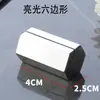 Placa de Número de Mesa Sólida Espessada de Aço Inoxidável, Suporte de Cardápio, Cartão de Nome de Prato, Suporte de Cartão de Mesa, Clipe de Cardápio