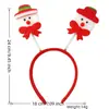 Envio direto da fábrica, faixas de cabeça de Natal transfronteiriças, presilhas de cabelo do Papai Noel, faixas de cabeça de urso de desenho animado, adereços de cabeça de boneco de neve