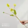 Flores artificiais em tons de verde, de haste única, para decoração de local de casamento, decoração de salão de casamento de luxo, arranjos florais de plástico