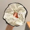 Goma para el pelo extragrande de estilo coreano de alta resistencia, coletero estilo perezoso para niñas, banda elástica para el pelo de alta gama