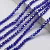 Cuentas de Cristal Tierra de 6 mm Chapadas Color AB 1 Hilo Cuentas de Cristal Dispersas Cuentas de Vidrio Cuentas de Piña Material para Joyería Hecha a Mano Accesorios