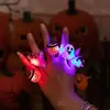 Anel Luminoso de Halloween Broche Lâmpada de Abóbora Decoração Presente Infantil Brinquedo Decoração de Cena Adereço de Fantasia Presente