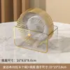 Mini Plato Transparente con Forma de Hueso para Mascotas, Vajilla, Juego de Platos para Uso Doméstico en la Sala de Estar, Adecuado para Bocadillos, Postres y Frutas, con un Estilo de Lujo Ligero