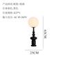 Lámpara de pie de columna romana vintage, diseño italiano, para sala de estar, dormitorio, decoración de habitación, adornos antiguos, lámpara de mesa.