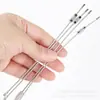 15cm Corda de Aço Inoxidável 304 Chaveiro Mosquetão Corda de Conexão Atacado em Estoque