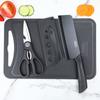 Conjunto de facas de cozinha de aço inoxidável com capa de faca, conjunto de facas de cozinha antiaderentes e tinta, faca de frutas doméstica