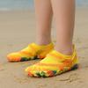 Tamancos Infantis para Bebês Verão Malha Respirável Velcro Sola de Borracha Antiderrapante Sapatos de Exterior para Praia Sandálias Masculinas
