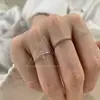 Anillos Modernos de Gato y Perro para Mujer Estilo Little Red Book Versátiles Apilables Elegantes Únicos Abiertos Anillos para Dedo Índice Modernos
