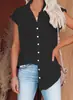 Camisa de Verano 2026 Amazon Tiktok Comercio Transfronterizo Ropa Exterior para Mujer Estilo de Ajuste Holgado de Manga Corta