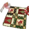 Tapete Decorativo de Natal Novo Mais Vendido Amazon Temu para Quarto e Sala de Estar, Resistente à Sujeira e ao Desgaste Tapete de Cabeceira