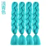 Peluca trenza sucia Hip Hop Color Africano Cabello trenzado alta temperatura peluca trenza sucia chica anime banda para el pelo degradado Cabello Seda