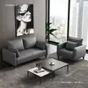 Sofá de oficina, diseño simple y moderno, adecuado para salas de estar, áreas de recepción y salas de descanso; disponible en configuraciones de dos y tres plazas; ideal para apartamentos pequeños; marco de madera