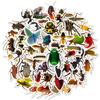 50 piezas de pegatinas de insectos realistas Amazon AliExpress shein transfronterizo Araña lagarto pegatinas de insectos realistas diy