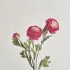 Ramo de Flores Artificiales de Loto y Peonía Aterciopeladas de Alta Calidad Decoración de Exhibición para Ventana de Sala de Estar en Casa Flor Artificial de Simulación