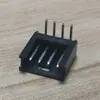 Conector hembra de pin para serie doméstica 280, 4 pines, 90 grados, estañado, reemplazo para 280378-1