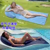 Nueva colchoneta inflable de playa transfronteriza, colchoneta de picnic flockeada de PVC engrosado, colchoneta inflable portátil para una persona