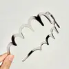 Diadema de Dientes Estilo Coreano para Mujer, Versátil para Lavarse la Cara, Pinza para el Cabello de Moda, Diadema de Gafas en Forma de U