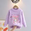 Suéter Infantil para Outono e Inverno Novo Suéter Pulôver Infantil Engrossado Quente Gola Redonda Camisa Base Tricotada com Desenho