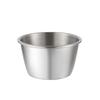 Taza para Salsa de Acero Inoxidable 304 Transfronteriza con Tapa de Silicona Grado Alimenticio Contenedor para Aderezo de Ensalada Mostaza Salsa de Tomate Plato para Mojar