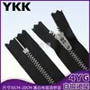 Cremallera YKK en stock 4YG cremallera de cobre blanco con cabeza de resorte cerrada para jeans y pantalones casuales Cremallera YKK