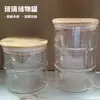 Almacenamiento sellado alimentos hogar cocina moderno minimalista borosilicato multicapa multifuncional transparente vidrio frasco de almacenamiento