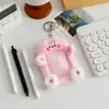 Versión Coreana de Ins Lindo Variedad de Series Portatarjetas de Peluche Persiguiendo Estrellas Idol Colgante de Exhibición de Tarjetas Pequeñas Lindo Portatarjetas de Estudiante
