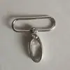 Tirador de metal cierre de pinza de langosta ojal cuadrado hebilla de anillo en D hebilla de ajuste de bolsa accesorios de herrajes