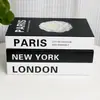 Libro Plegable Inglés Simple Moderno Estilo Ins Adornos Creativos Modelo de Libro Falso Prop de Libro Decorativo para Habitación