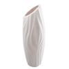 Jarrón de Plástico Creativo Estilo Nórdico Jarrón Redondo Moda Simple Anticaída Imitación Jarrón de Porcelana Adornos para el Hogar Maceta