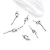 Acessórios de Nó Torcido Estilo Coreano Brincos Versáteis e Exquisitos de Aço Titânio para Mulheres Nicho Alto Padrão Leve Luxo Brincos de Celebridade da Internet Minimalista