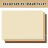 Papel Pera Cor Marrom Wx 17g Papel de Embrulho à Prova de Umidade para Doces de Presente Papel de Cópia Decorativo Marrom