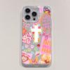 Artículo Popular Transfronterizo: Funda Creativa para Teléfono con Collage en Forma de Cruz para iPhone 18Pm, Funda Protectora Transparente para Apple 16Pm