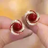 Brincos de Entrada Francesa de Prata 925 de Luxo Nova Chegada para Mulheres Pequenos Exquisitos Elegantes de Alta Qualidade Elegantes Versáteis