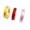 Hilo Elástico Accesorios para Joyería DIY Cuentas Hechas a Mano Cuerda Elástica Plana de Cristal Hilo Elástico Banda Elástica Accesorios de Cuerda