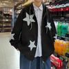 Sudadera con capucha de estrella americana, cárdigan fino para hombre, abrigo de primavera y otoño, Ruan Shuai, estilo coreano, holgado, top de otoño e invierno