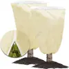 Cubierta Protectora contra Heladas para Plantas Populares Transfronteriza, Cubierta de Protección Invernal para Árboles, Cubierta de Heladas de Tela No Tejida Espesa, Cubierta de Protección contra el Frío con Cremallera