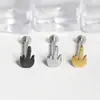 Coleção Língua Plana! Prego de língua de aço titânio de fundo plano super confortável sem desbotamento decoração de língua potável nova perfuração atacado