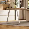 Soporte de pata de mesa curva de lujo ligero tocador escritorio mesa de comedor pata base de soporte de gabinete mesa de isla soporte mostrador de bar pata de un solo lado