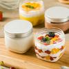 Internet Celebridade Alumínio Tampa Jar Bolo Mil Camadas Mousse Sobremesa Leite de Soja Pastelaria Caixa Transparente Frasco de Embalagem de Sorvete