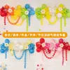 Cerimônia de volta às aulas corrente de balões rabo de dopamina arranjo birthday decoração de parede de fundo para sala de aula de jardim de infância