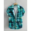 Nova Camisa de Manga Curta Xadrez de Verão Moda Masculina Casual Fina Versátil Bonita Simples