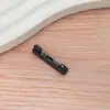 Fabricante de Pines de Plástico Blanco, Insignias de Trabajo, Placas de Nombre, Accesorios para Insignias con Adhesivo, Pines Sencillos de Plástico Negro