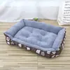 Cama rectangular para mascotas para perros y gatos pequeños a medianos, Cama para gatos para todas las estaciones, Felpa y engrosada para abrigar, Cama tipo sofá