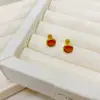 Brincos de Parafuso Mais Vendidos no Aliexpress Brincos Europeus e Americanos Ins Doce e Fofo Borboleta Coração Geométrico Brincos de Aço Titânio para Mulheres