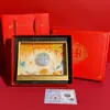 Nuevos adornos de pastel de luna del Festival de Medio Otoño de oro puro 999, perfectos como regalos del Festival de Medio Otoño y un hermoso juego para el Festival de Medio Otoño