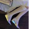 Versão Atualizada! Sapatos Mary Jane Estilo Francês em Prata, Salto Alto Elegante de Bico Fino para Mulheres, Novos Sapatos Plataforma Primavera 2026