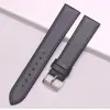 KX Fashion Correa con Patrón de Lichi de Cuero para Hombre, Correa de Cuero de Ternera Suave Ultradelgada con Pasador de Oreja, Accesorios para Correa de Reloj