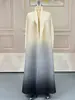 2026 Novo Estilo Cardigã Plissado Estilo Miyake Roupão Estampado Plus-Size Roupas Étnicas Femininas Comércio Exterior Jaqueta Trench Coat Plissada